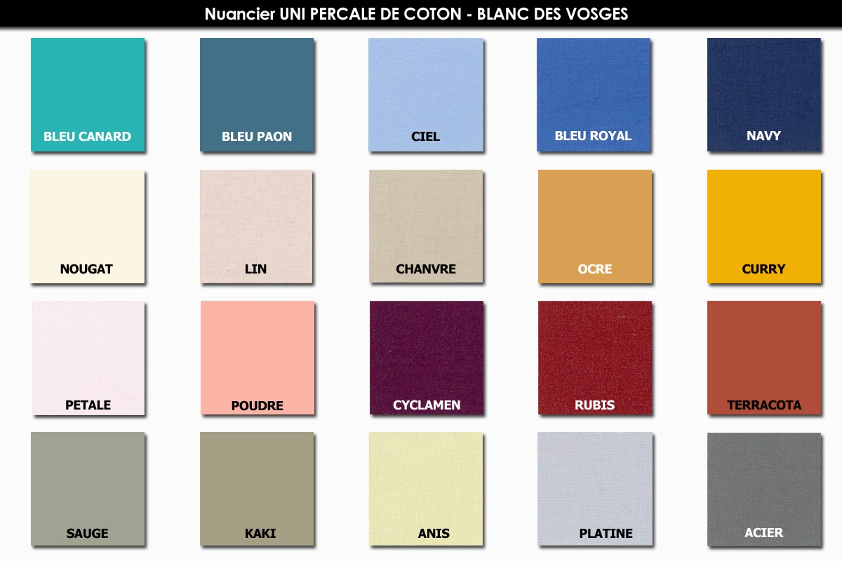 Drap Housse 160x200 cm Bonnet 35 cm 100 % coton, Couleur Bleu Polaire