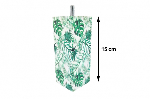 pied de lit JUNGLE 55 - 15 cm (lot de 4)