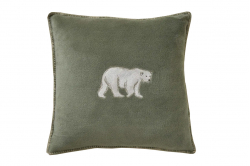 Housse de coussin polaire SPITZBERG - SYLVIE THIRIEZ