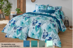 Linge de lit MOOREA COBALT - TRADILINGE